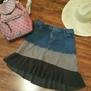 Fun Jean Skirt